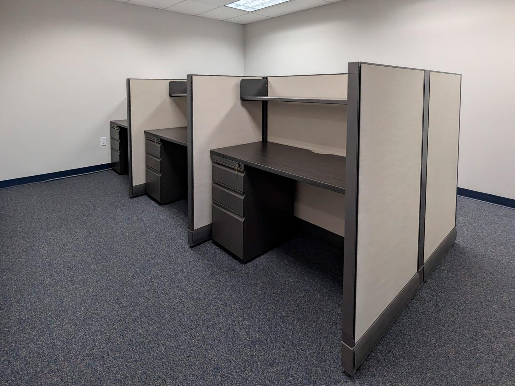 Office cubicle installation 490 3 1 2